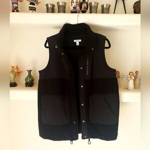 Women's FLX Snap-Front Boucle Mixed-Media Vest